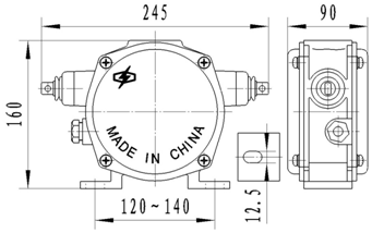 双向拉绳开关\HFDLT2-Ⅲ-AC380V/DC24V/5A_克特